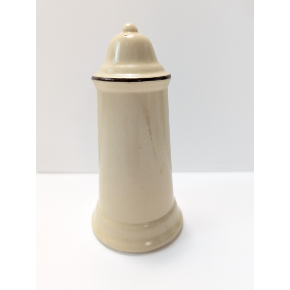 Pfaltzgraff Village Tan Brown & Cream Salt & Pepper Shaker Set Vintage - Picture 3 of 8